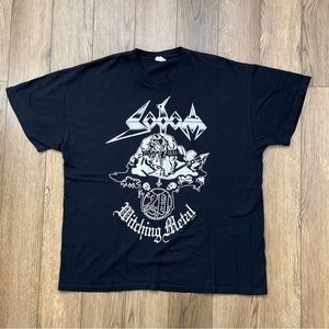 SODOM Sodom 05 Year 20th Anniversary Official T-shirt Black Size XL EUC Band Tee